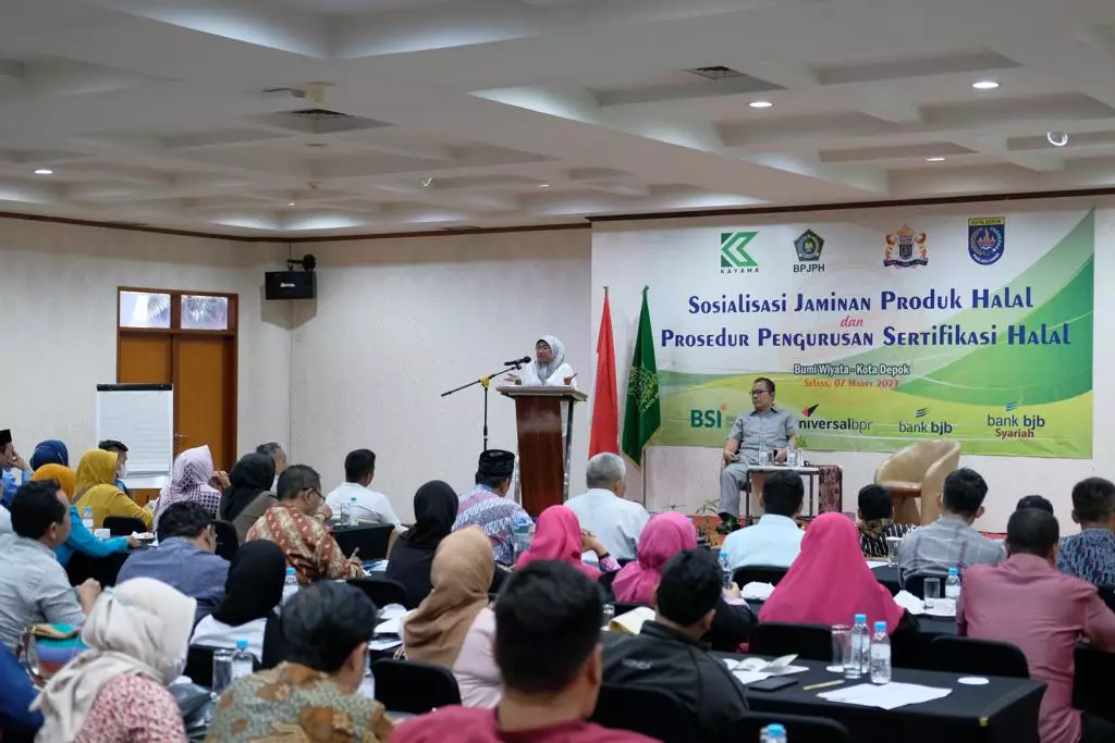 Kadin Depok Gelar Sosialisasi Jaminan Produk Halal dan Pengurusan Sertifikasi Halal