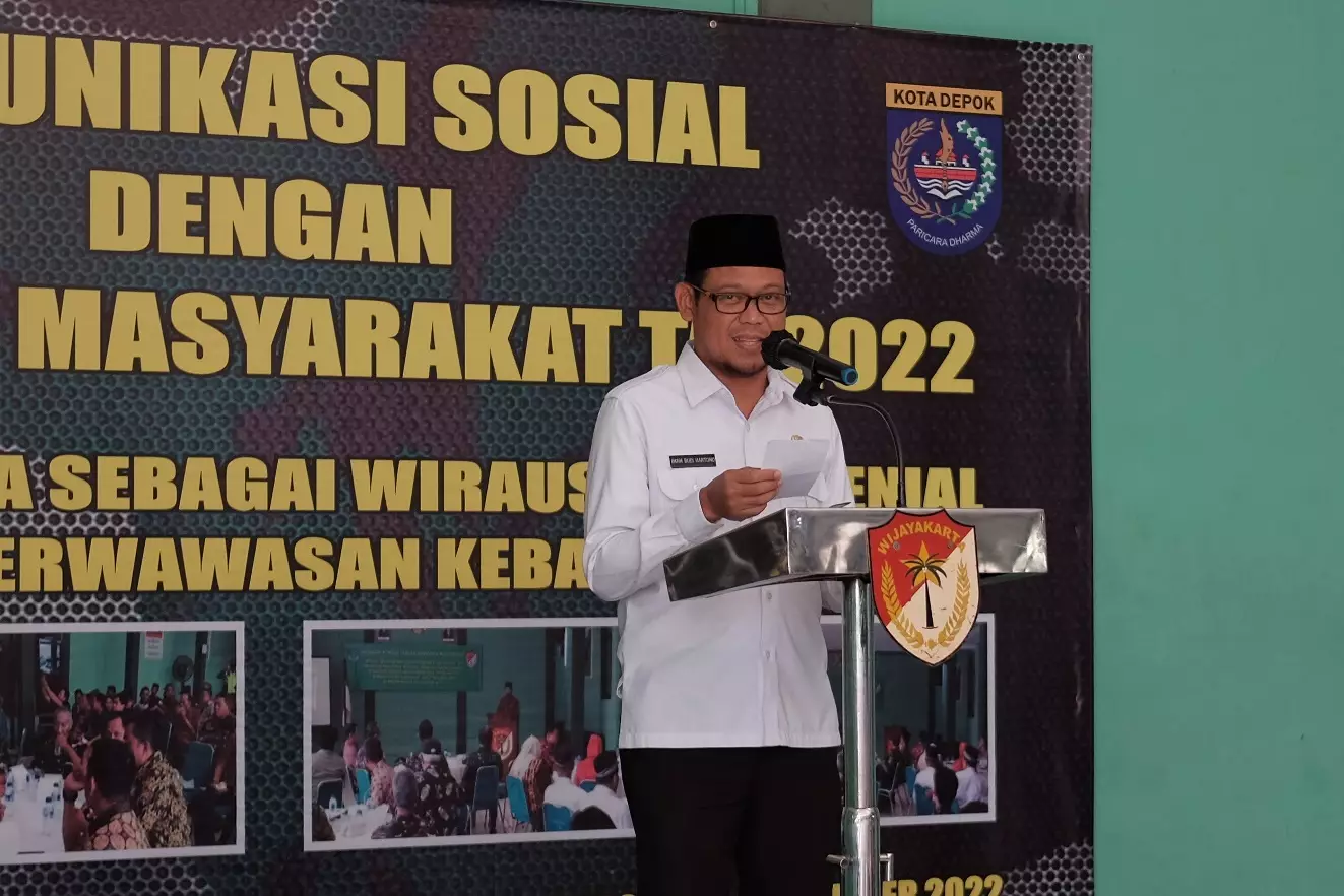 Wakil Wali Kota Hadiri Komsos Kodim 0508/Depok