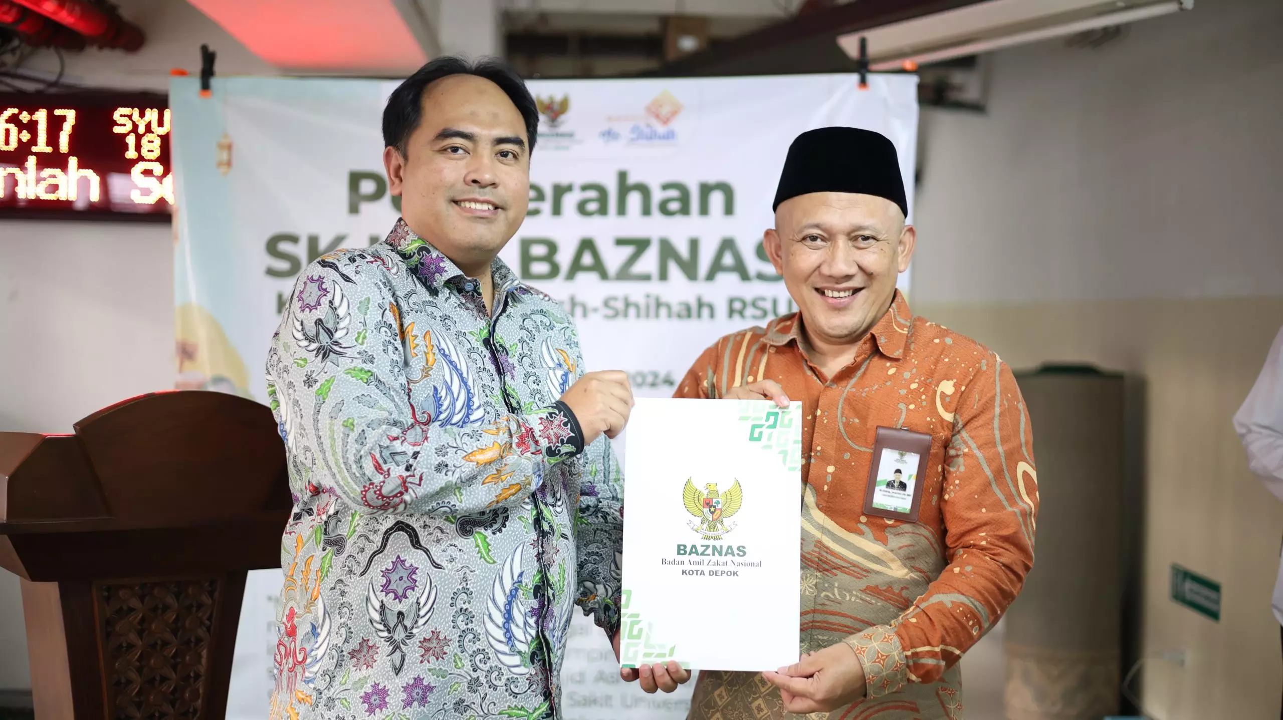 Jalin Kerja Sama, BAZNAS Depok dan RS UI Bentuk UPZ
