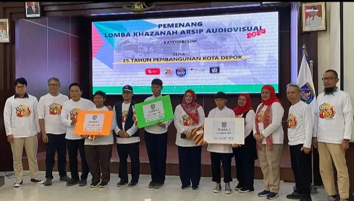 Ini Dia Para Pemenang Lomba Khazanah Arsip Audiovisual 25 Tahun Kota Depok