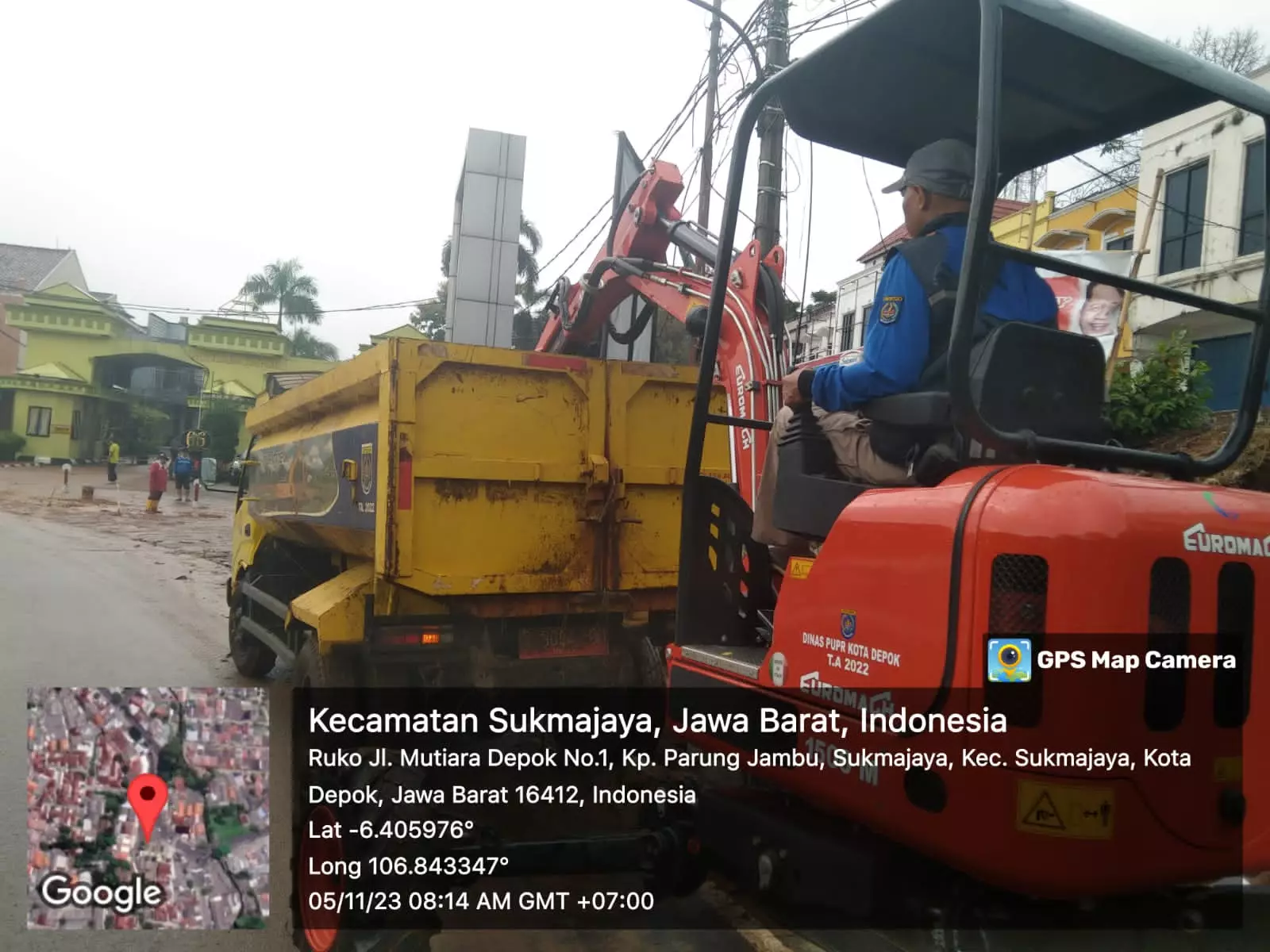 DPUPR Depok Petakan 21 Titik Banjir dan Longsor