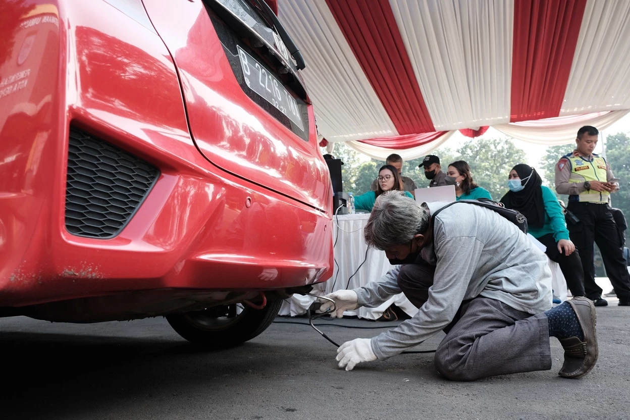 DLHK Depok Lakukan Uji Emisi Gratis Selama Dua Hari