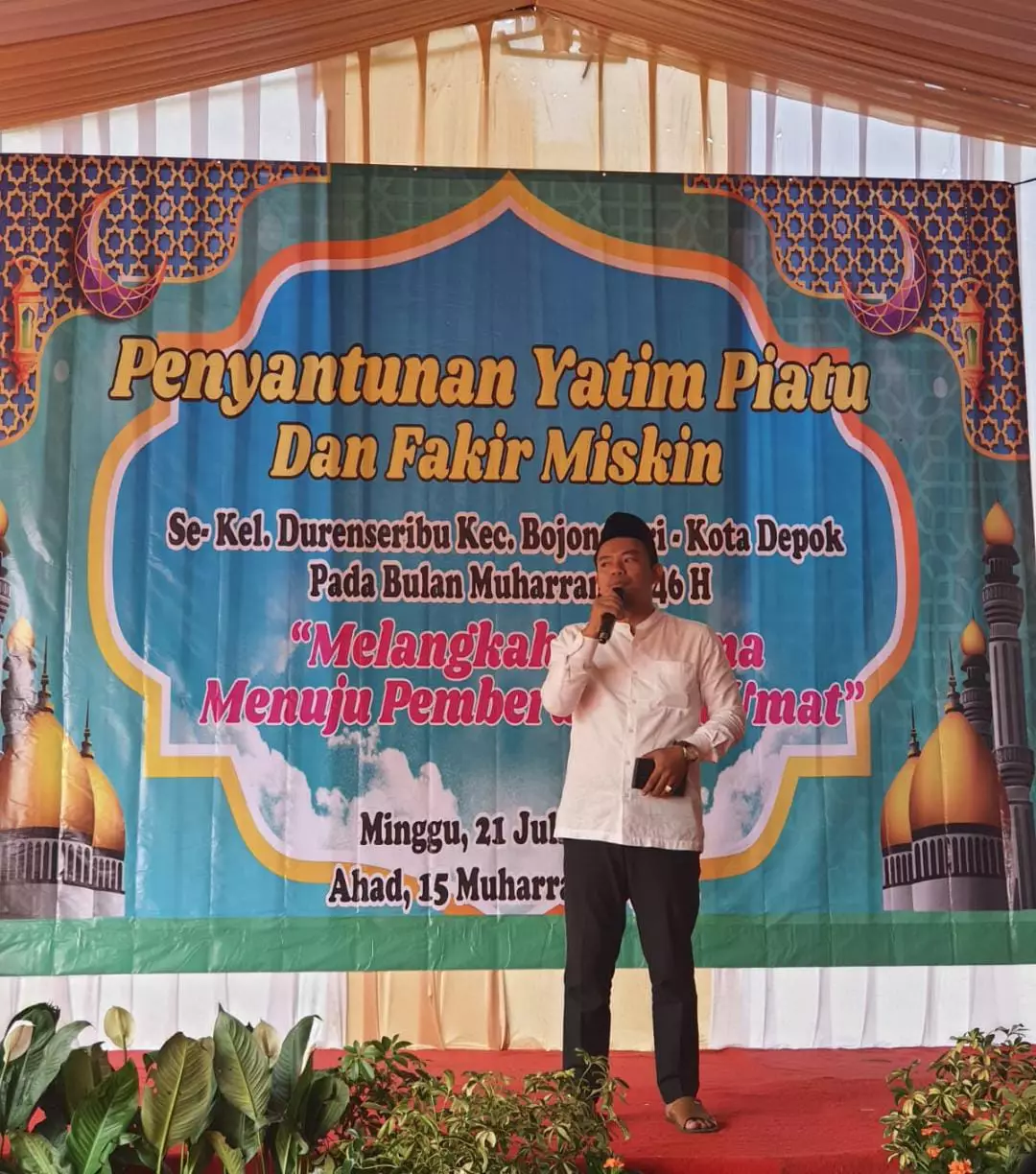 Bulan Muharram, Ratusan Yatim dan Duafa Kelurahan Duser Terima Santunan