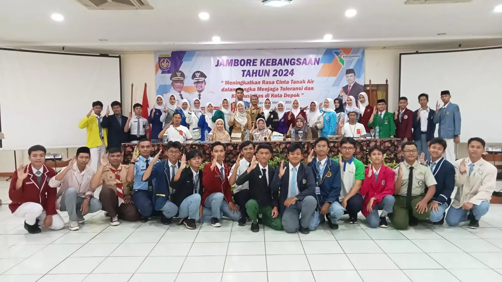 Kesbangpol Depok Gelar Jambore Kebangsaan 2024, Ratusan Siswa Jadi Peserta