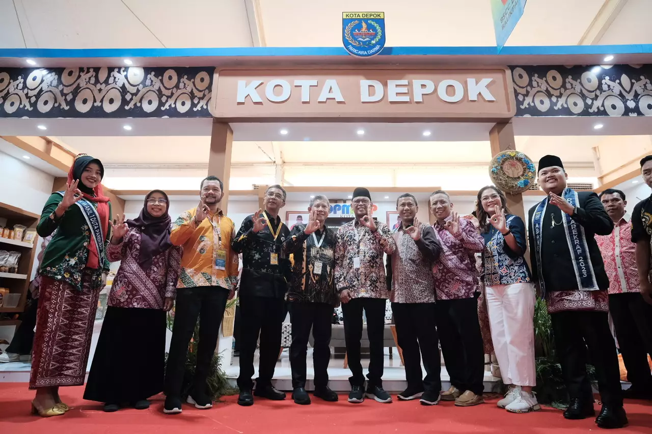 Wakil Wali Kota Depok Kunjungi Stan Kota Depok pada ICE 2024