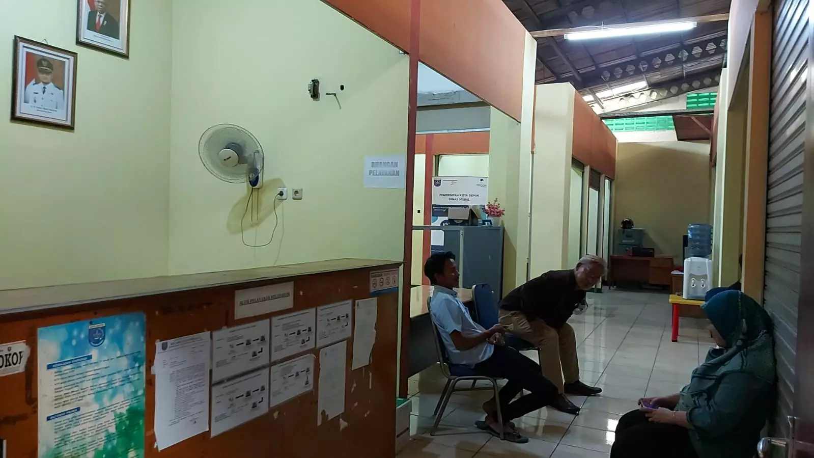 Pelayanan di Kantor Kelurahan Abadijaya Dipindahkan Sementara ke Pasar Musi