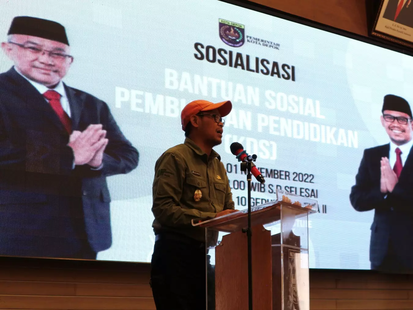 Wakil Wali Kota Depok Buka acara Sosialisasi Pembiayaan Pendidikan Tahun 2022