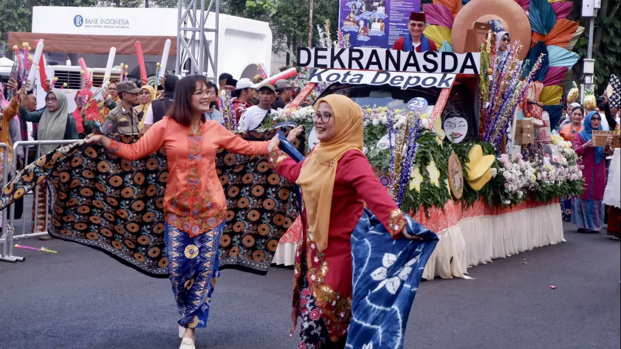 Dekranasda Depok Ramaikan Pekan Kerajinan Jawa Barat 2023 di Gedung Sate