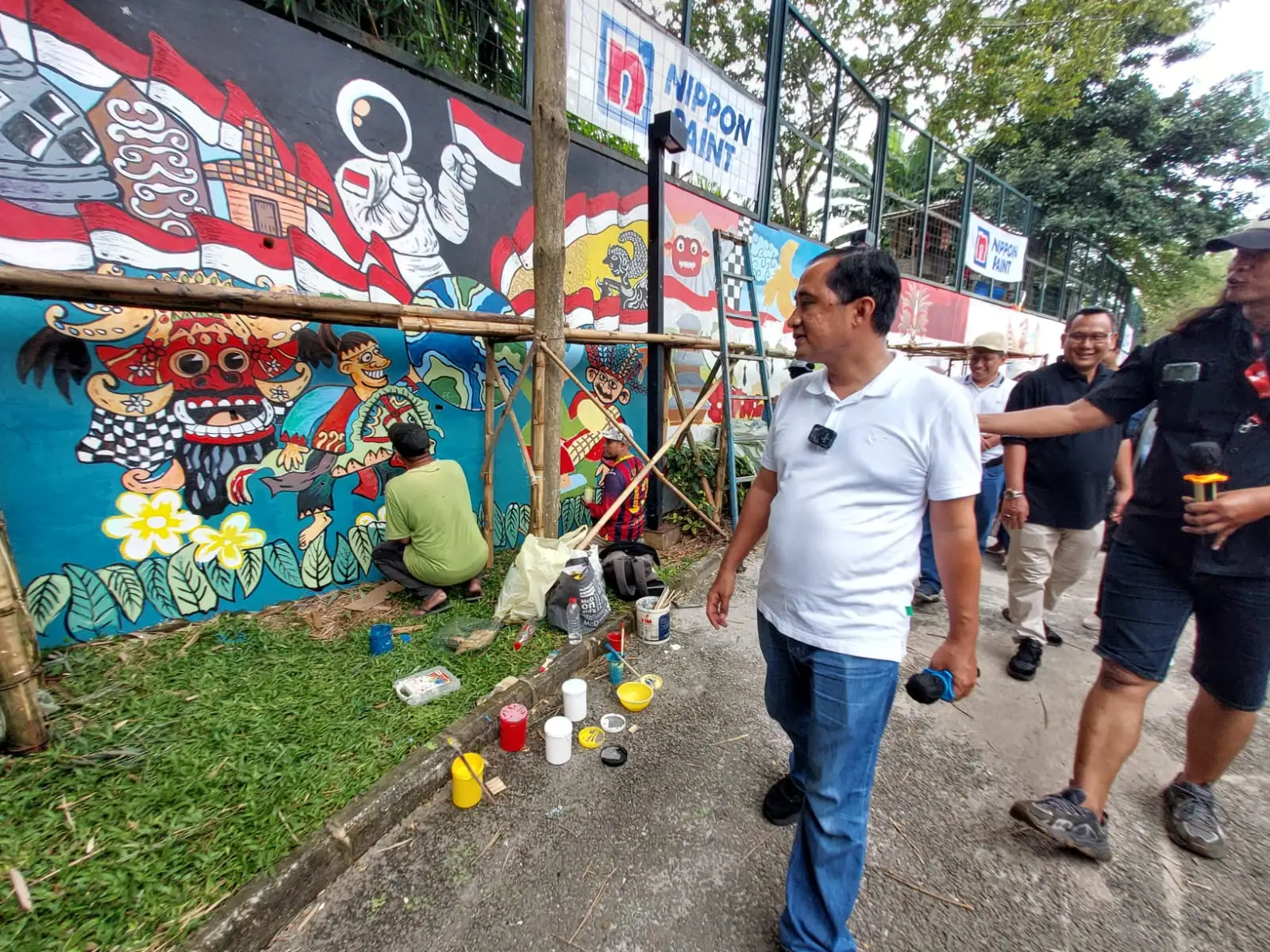 Plh Wali Kota Depok Sambut Positif Usulan Diadakannya Festival Mural dari Komunitas Seni