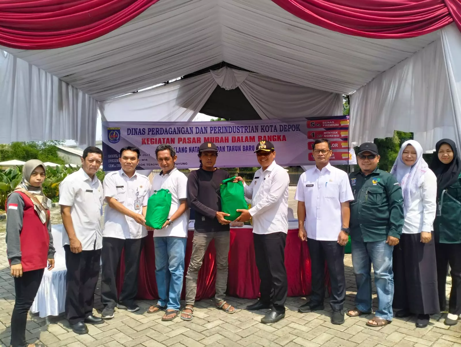 Redam Inflasi Jelang Nataru, Disdagin Depok Gelar Pasar Murah di 11 Titik