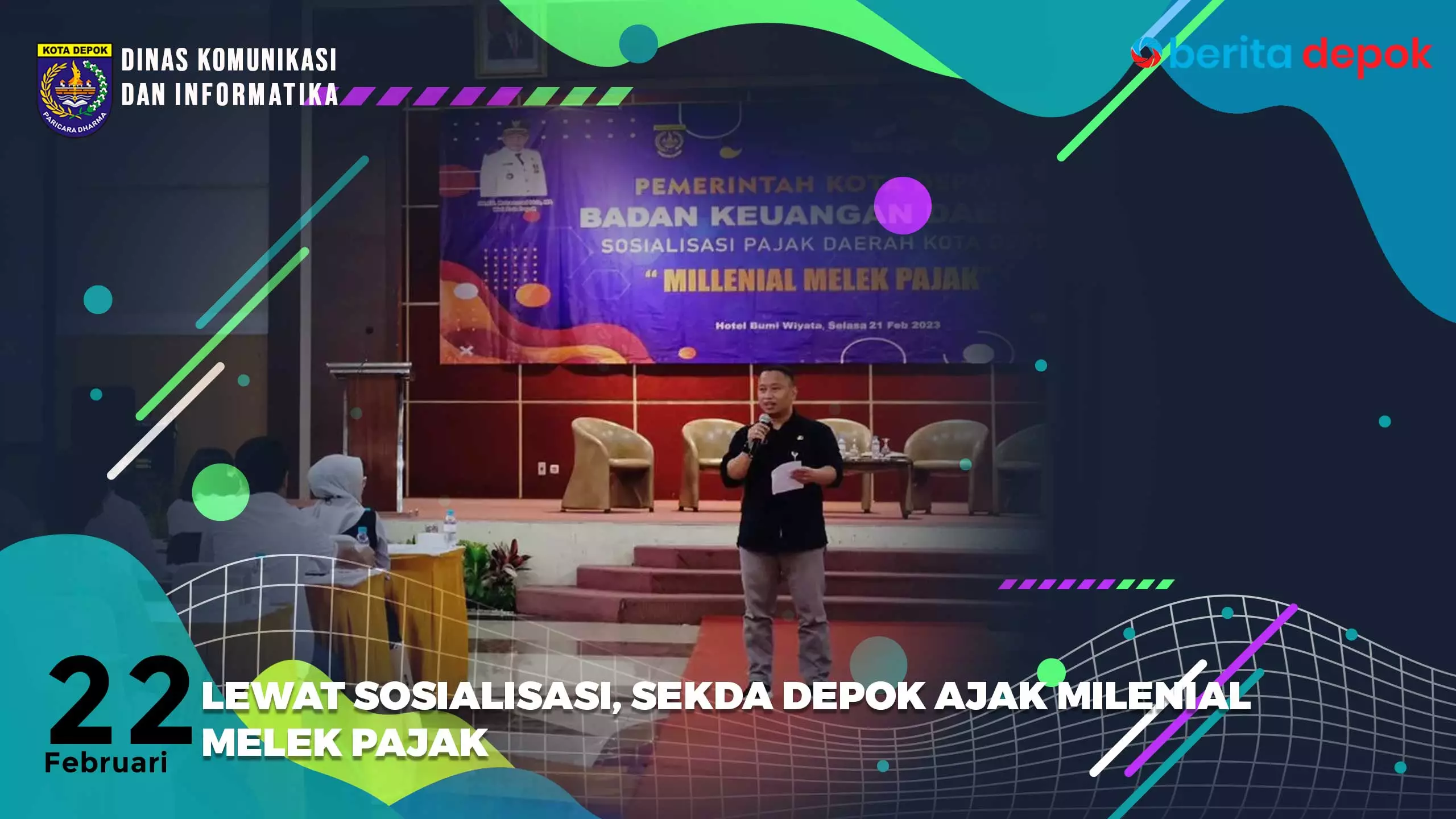 Video: Lewat Sosialisasi, Sekda Depok Ajak Milenial Melek Pajak