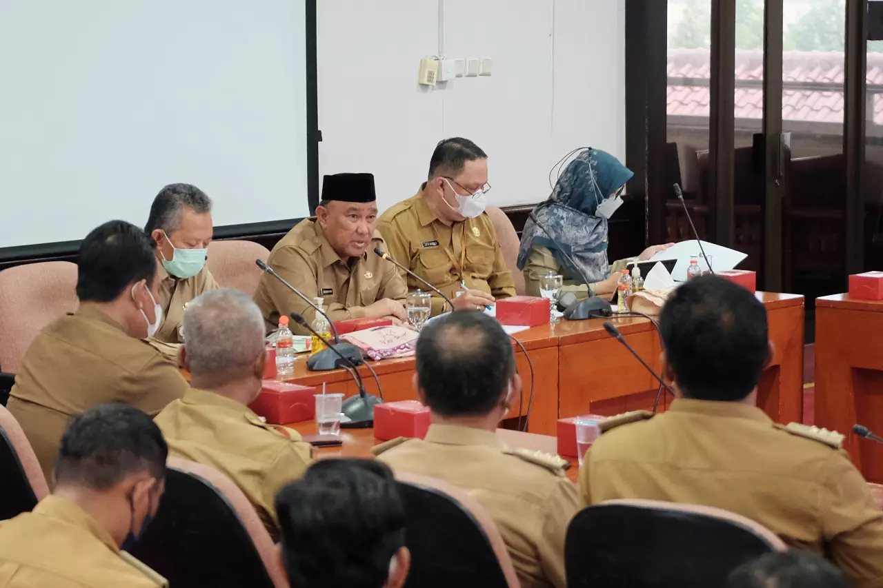 Pemkot Depok Gelar Rakor Bahas Juknis Pemilihan LPM Serentak 2022