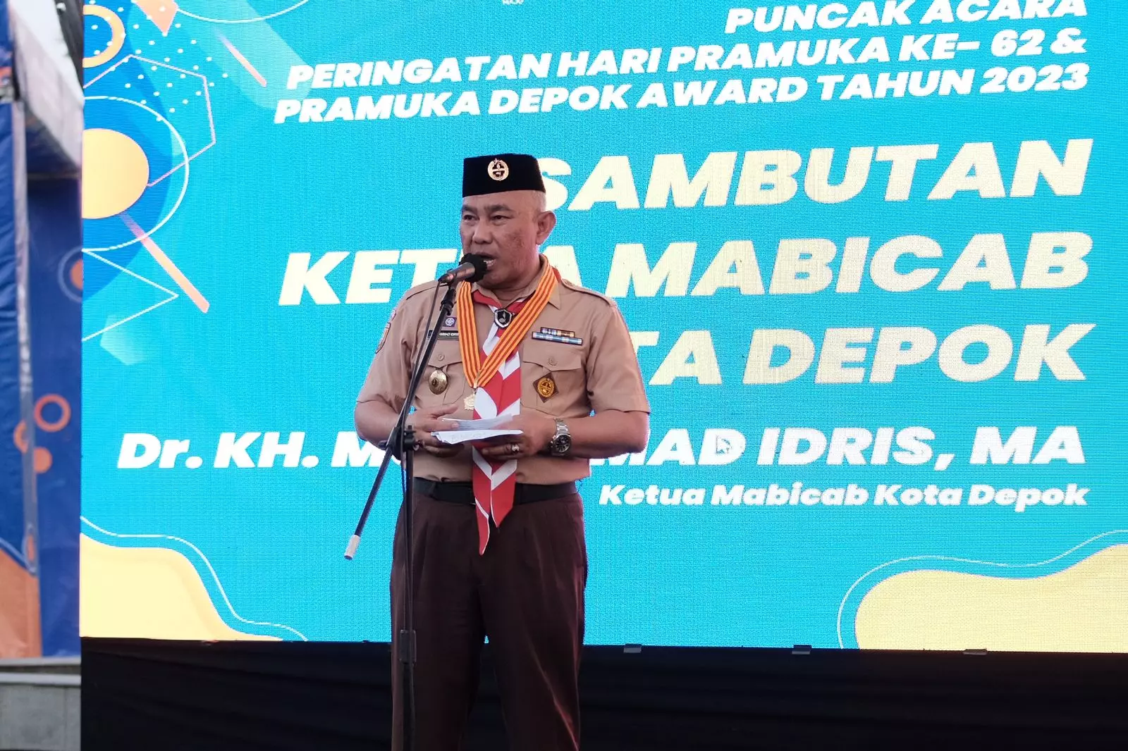 Ketua Mabicab Depok Minta Pramuka Tegakkan Tri Satya dan Dasa Darma