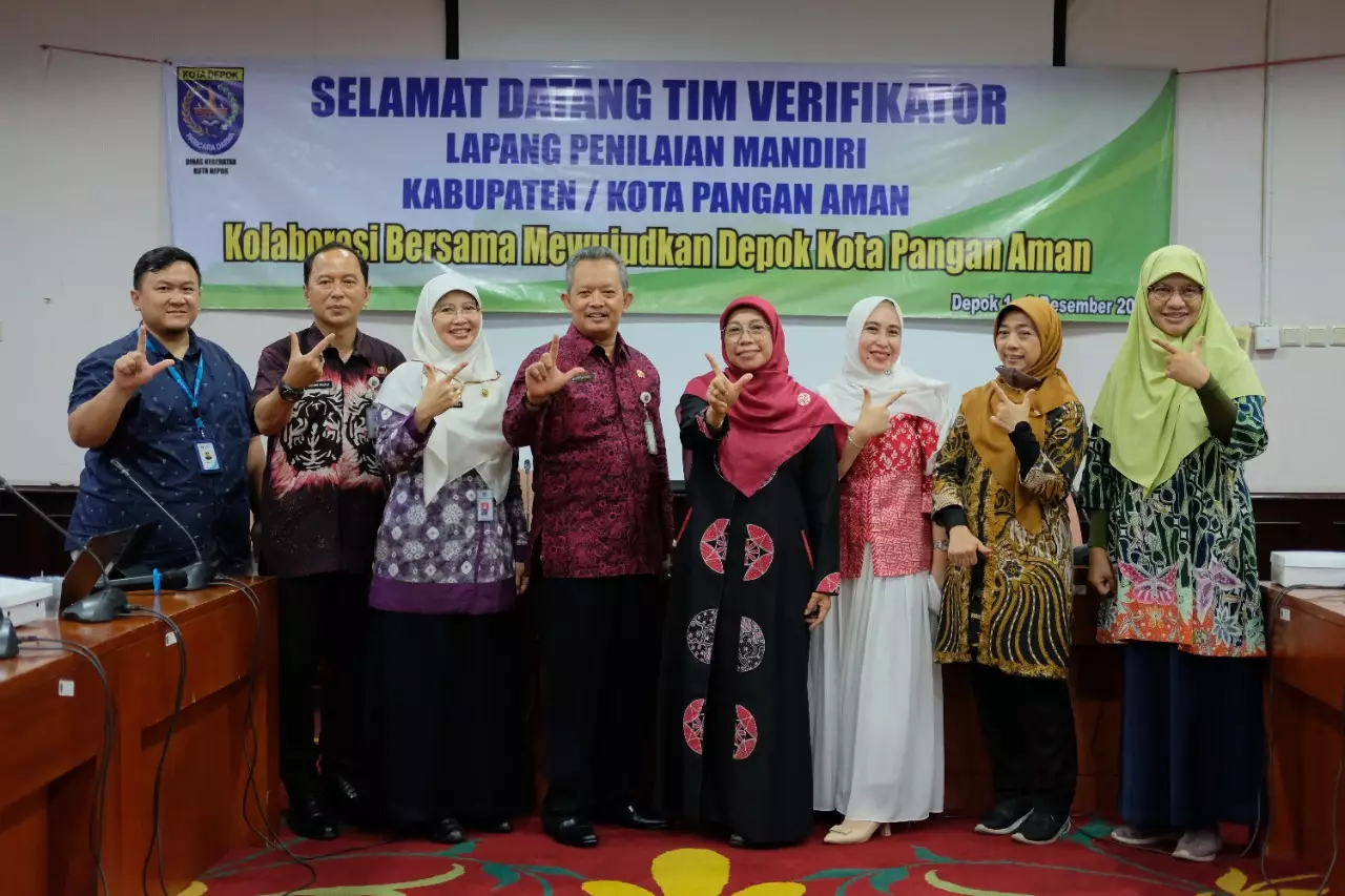 Terima Tim Verifikator Kota Pangan Aman, Pemkot Depok Optimistis Jadi yang Terbaik