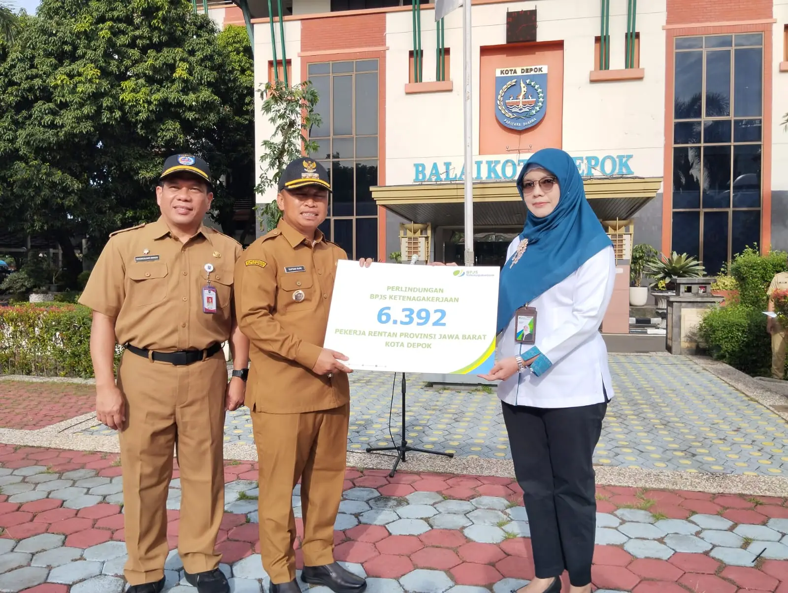 6.392 Pekerja Informal Rentan di Depok Terima Perlindungan BPJS Ketenagakerjaan