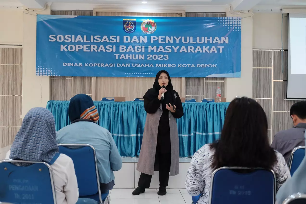 DKUM Lakukan Sosialisasi Koperasi Kepada Pelaku UMKM di Cimanggis