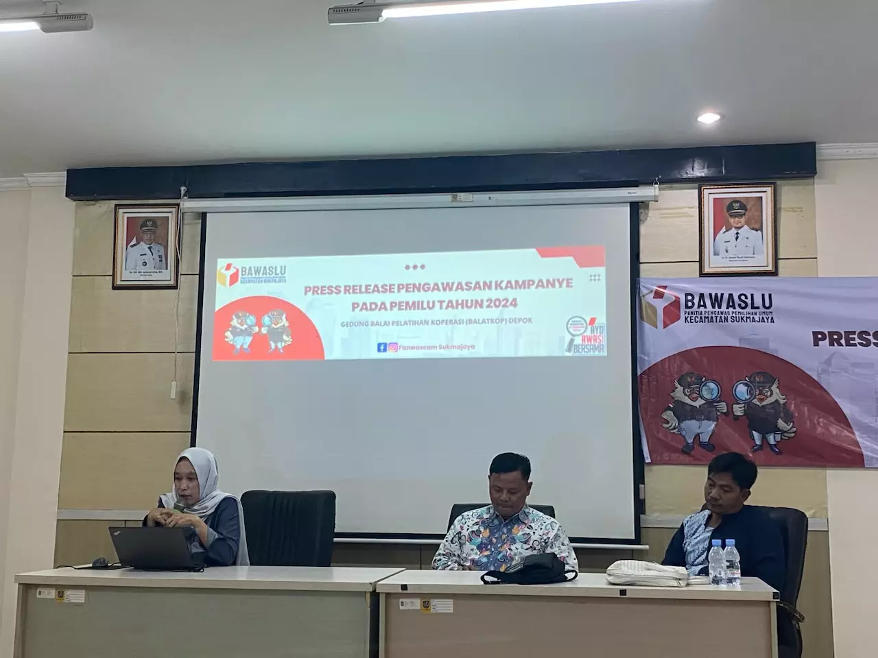 Panwascam Sukmajaya Aktif Awasi Tahapan Kampanye Pemilu 2024