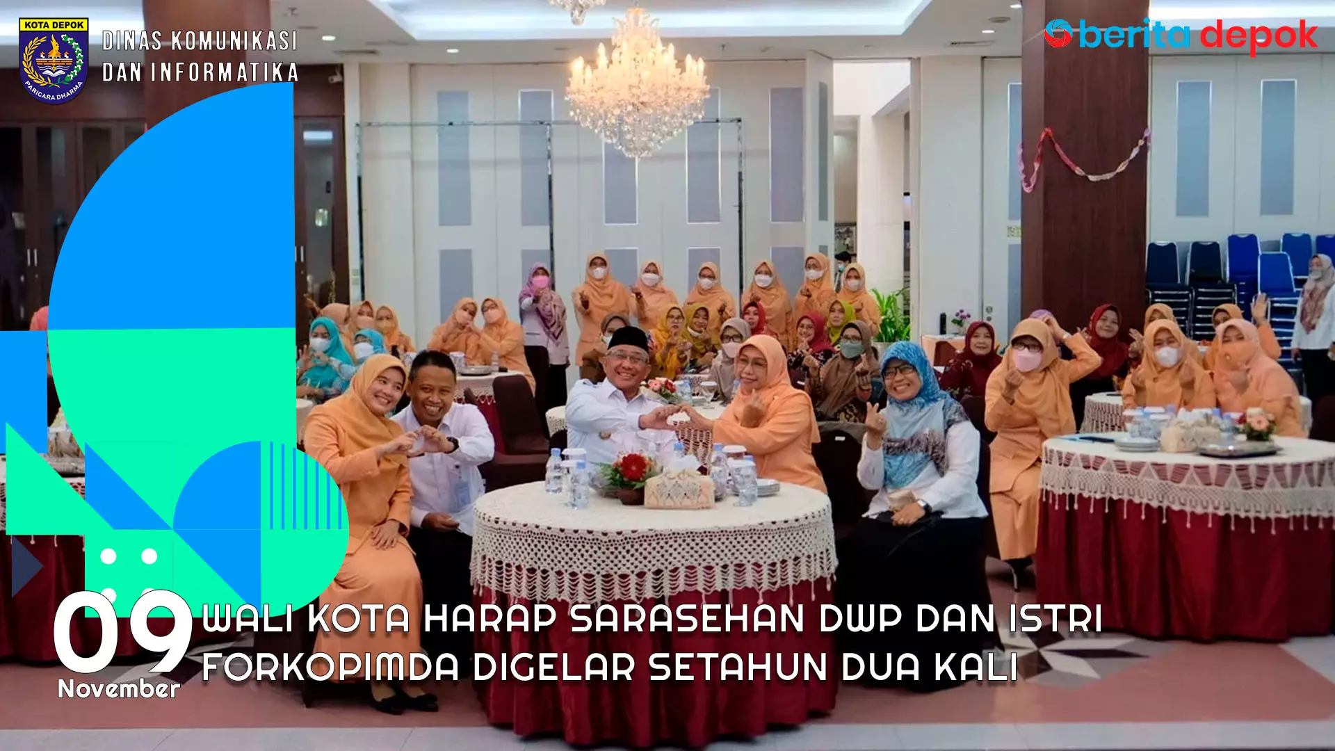 Video: Wali Kota Harap Sarasehan DWP dan Istri Forkopimda Digelar Setahun Dua Kali
