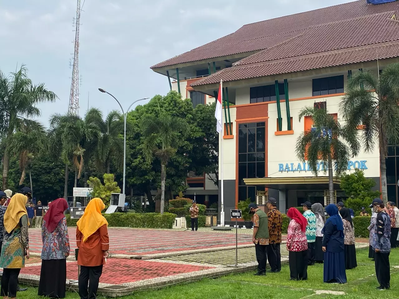 Pimpin Apel Pagi ASN, Kepala BKD Depok Sampaikan Sejumlah Hal