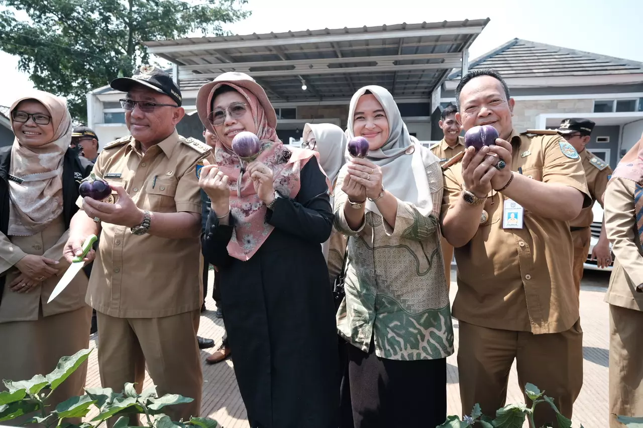 Wali Kota Depok Kunjungi Kebun KWT Mawar RW 04 Duren Seribu