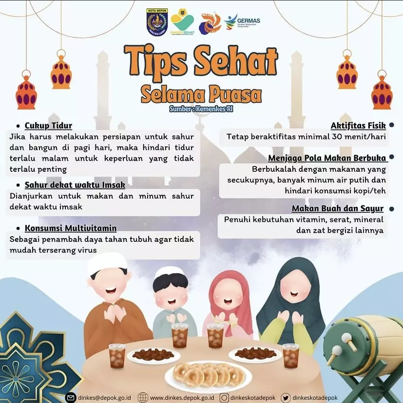 Kiat Puasa Lancar dengan Pola Hidup Sehat, Terapkan Yuk!