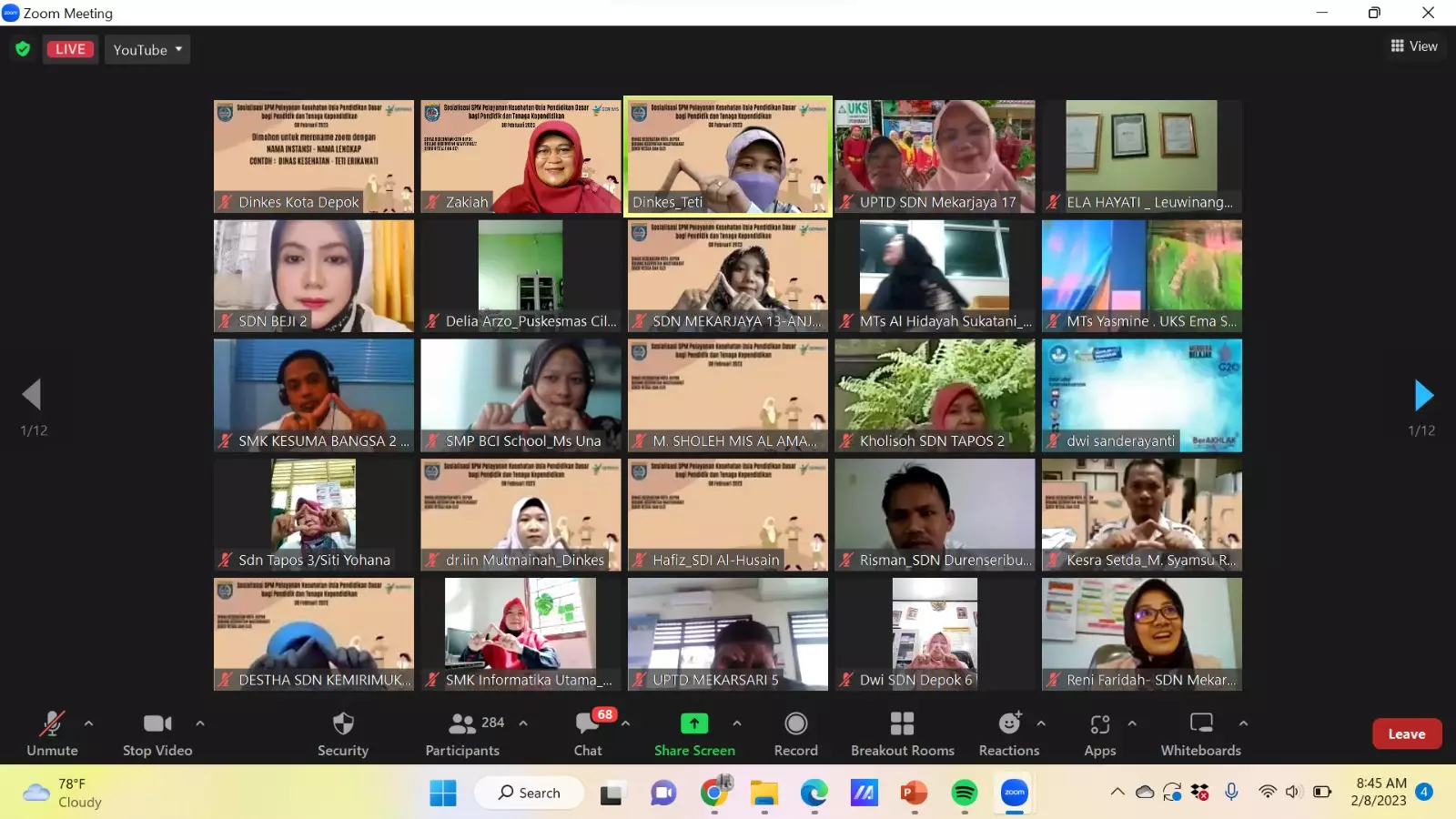 Dinkes Depok Gelar Sosialisasi SPM Pelayanan Kesehatan Usia Pendidikan Dasar