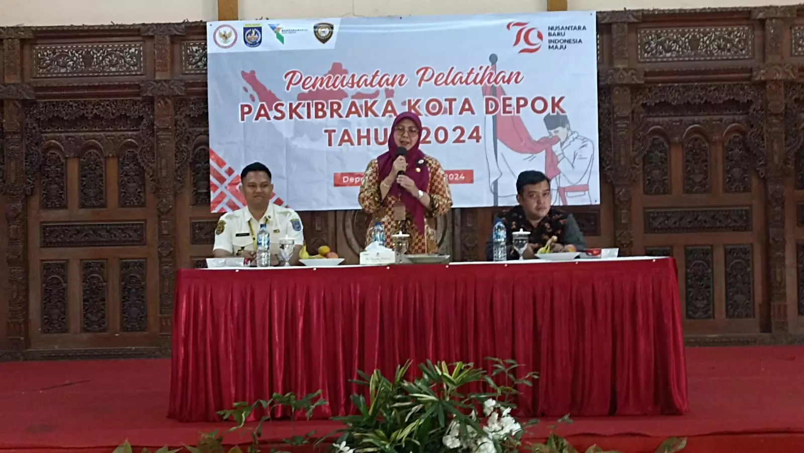 Bakesbangpol Gelar Pembukaan Tantingan Capaska Pemusatan Pelatihan Paskibraka Kota Depok 2024