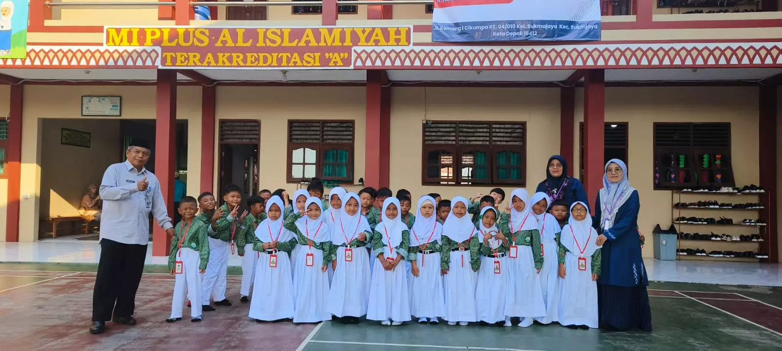 Monitoring MPLS Hari Kedua, Lurah Sukmajaya: Anak-anak Semangat untuk Bersekolah