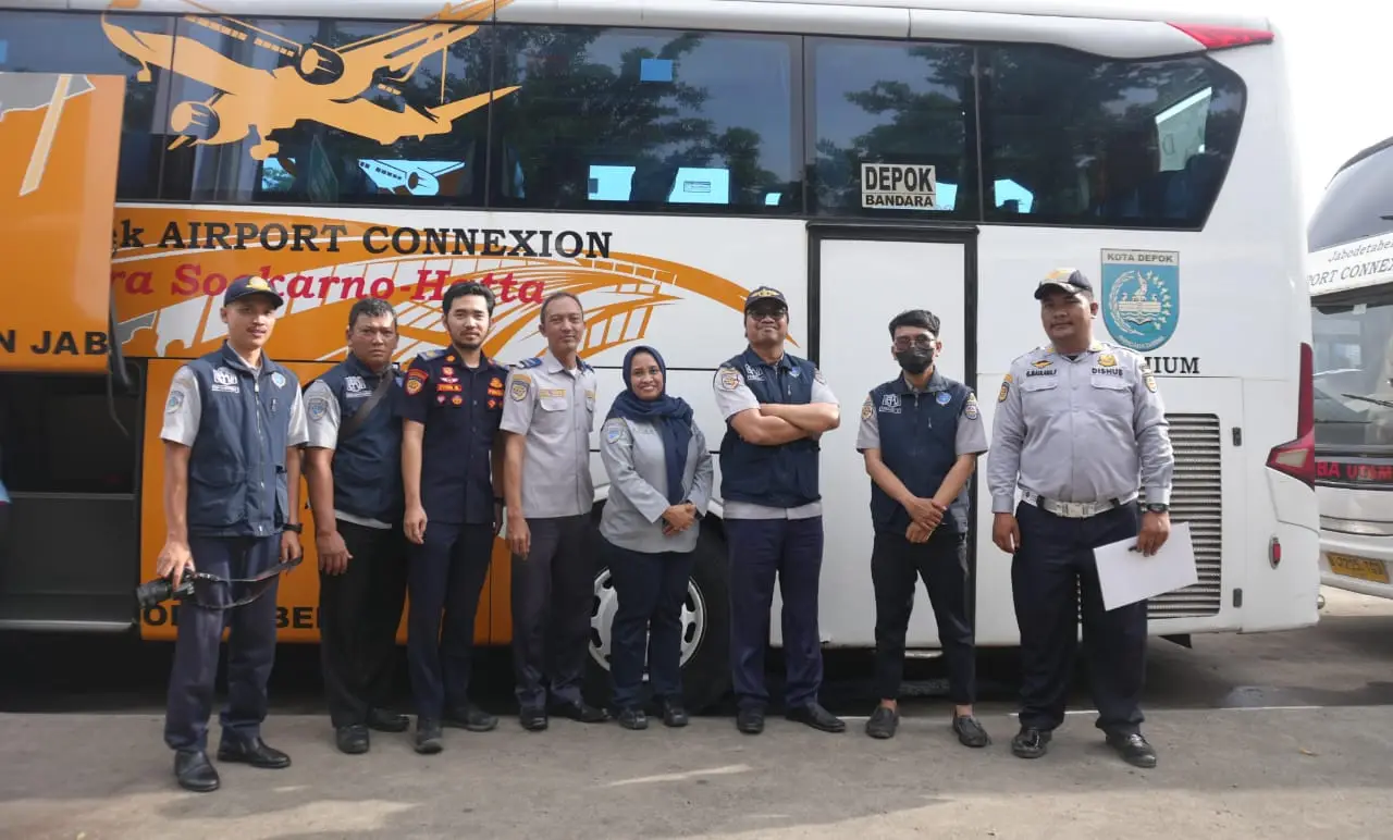 Dishub Depok Gelar Ramp Check, Pastikan Armada Bus Mudik Lebaran 2025 Aman