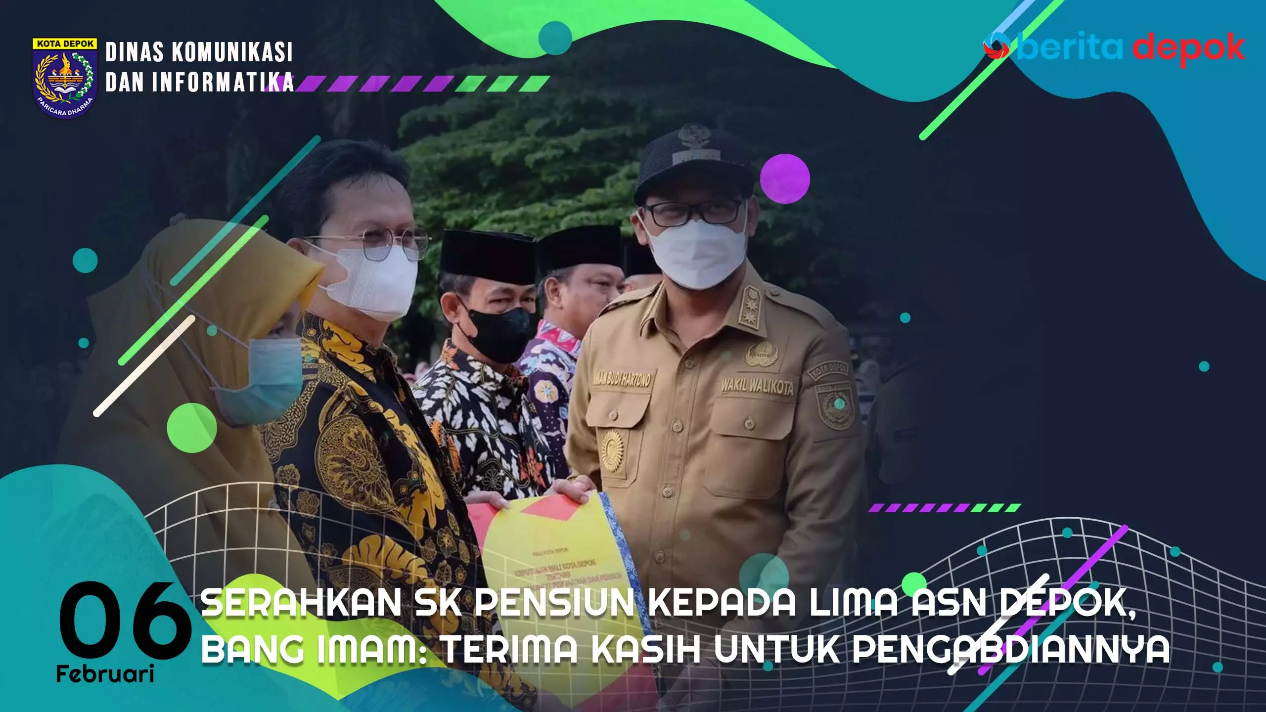 Video: Serahkan SK Pensiun kepada Lima ASN Depok, Bang Imam: Terima Kasih untuk Pengabdiannya