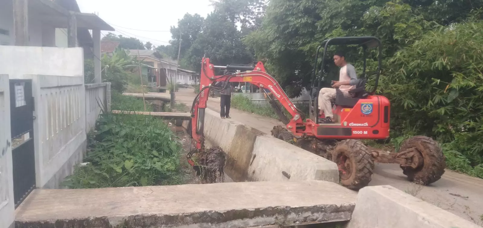 Kali Engram di Kecamatan Sawangan Selesai Dinormalisasi