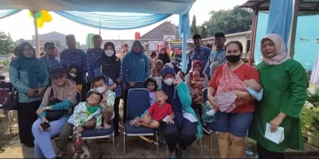 Hari Pertama, 229 Balita di RW 07 Kelurahan Grogol Divaksin Polio Putaran Kedua