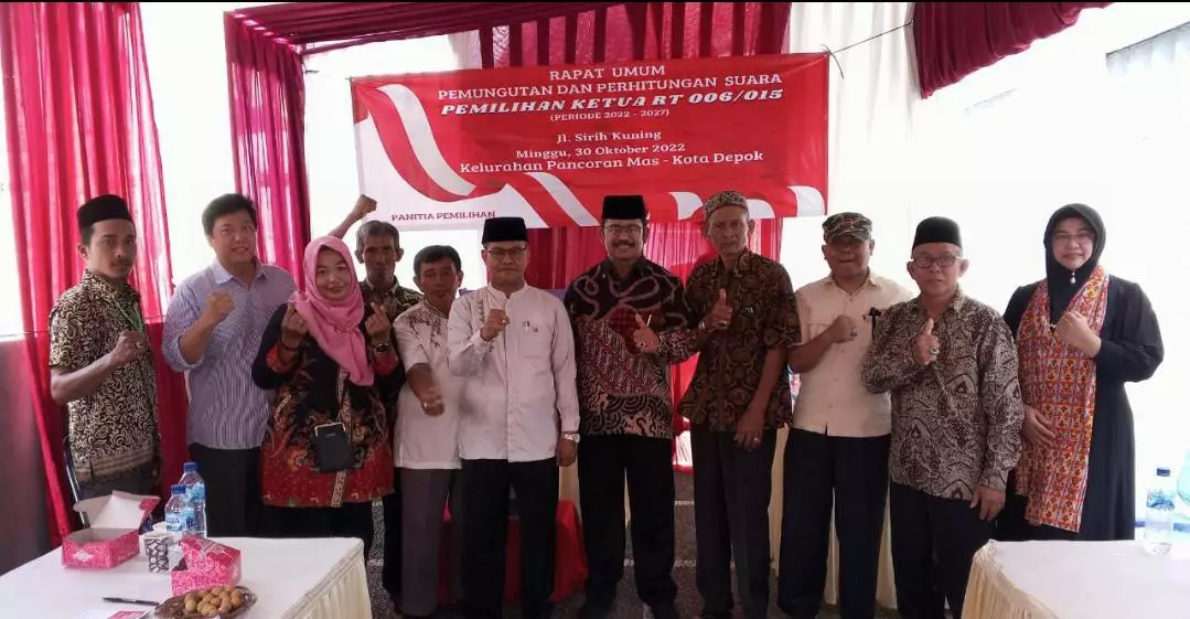 Mudahkan Pelayanan Warga, Lurah Panmas Minta Ketua RT 03 dan 06 Terpilih Susun Kepengurusan