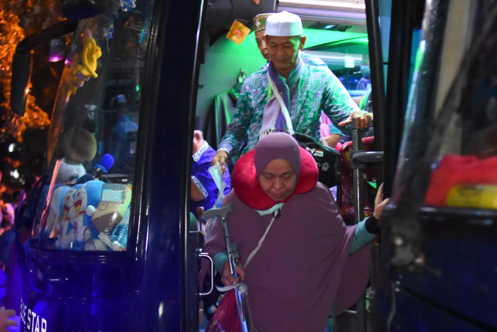 373 Jemaah Haji Kloter 31 Tiba di Balai Kota Depok