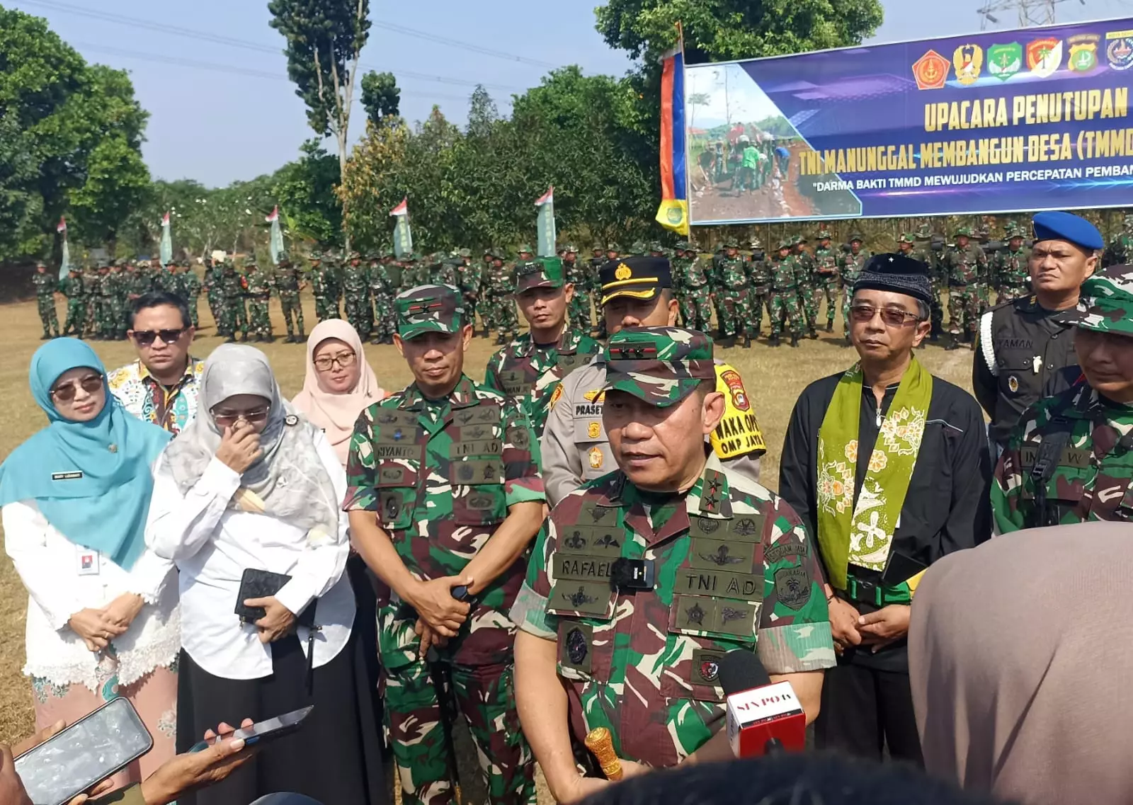 Tutup TMMD ke-121, Pangdam Jaya Sebut Komitmen TNI Membangun Desa