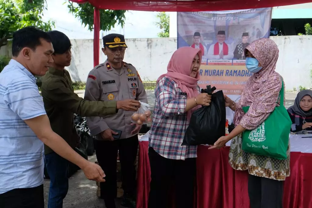 Pasar Murah Ramadan di Kelurahan Depok Jaya Sudah Tepat Sasaran