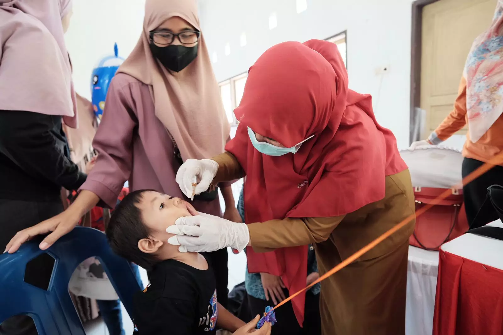 Sub PIN Polio, Camat Cilodong Ajak Orang Tua Bawa Anaknya Imunisasi