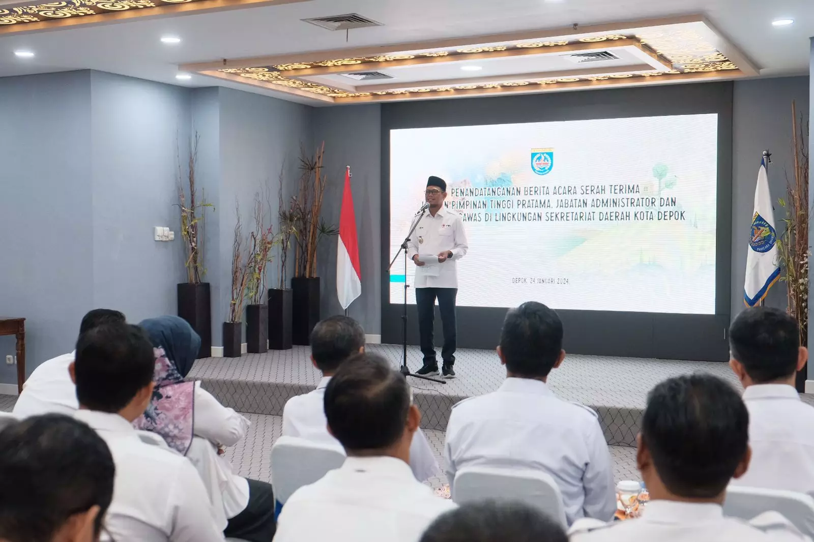 Hadiri Sertijab Pejabat Pimpinan Tinggi Setda, Bang Imam: Tunjukan Kinerja Terbaik