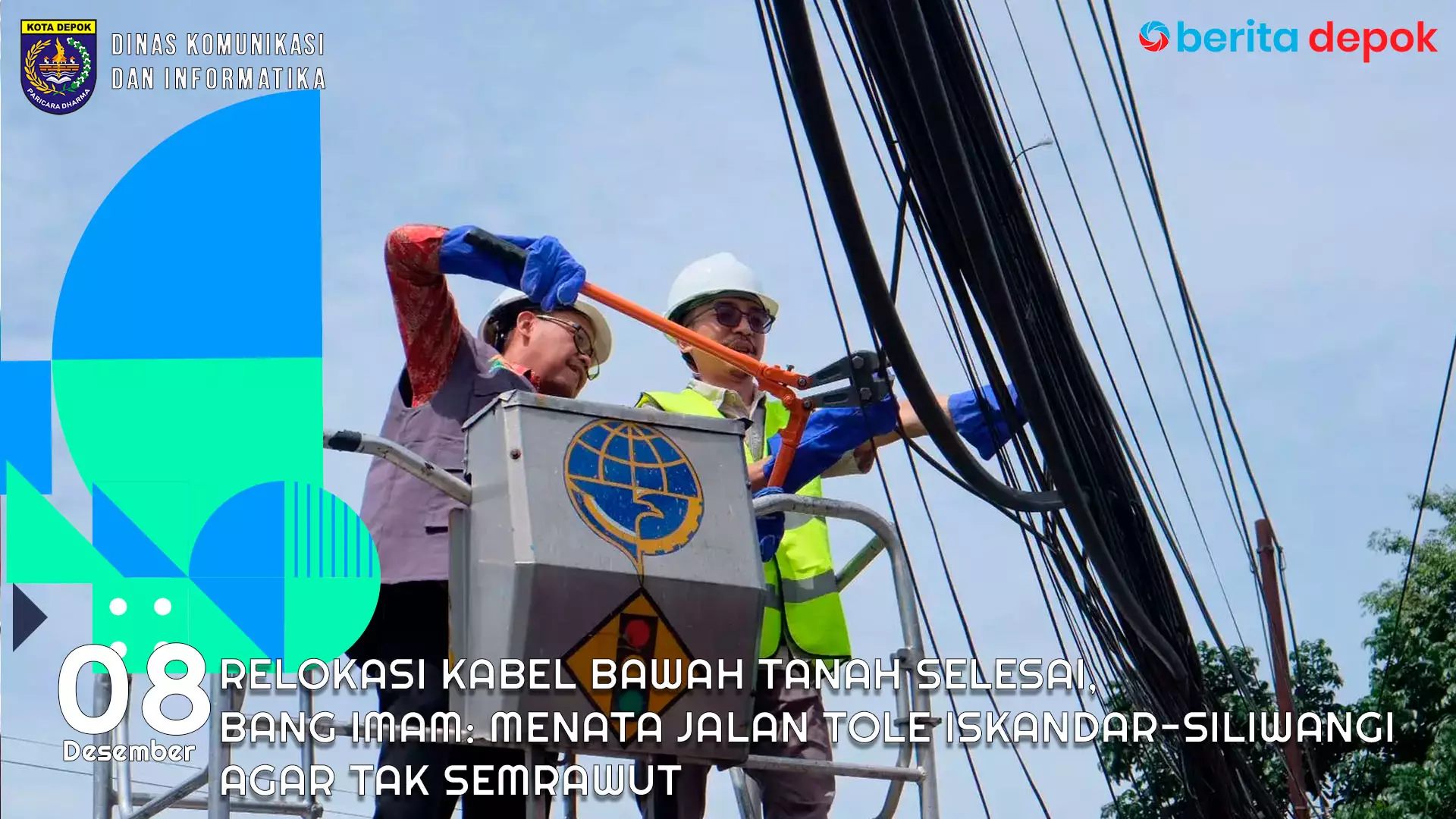 Video: Relokasi Kabel Bawah Tanah Selesai, Bang Imam: Menata Jalan Tole Iskandar Siliwangi Agar Tak Semrawut