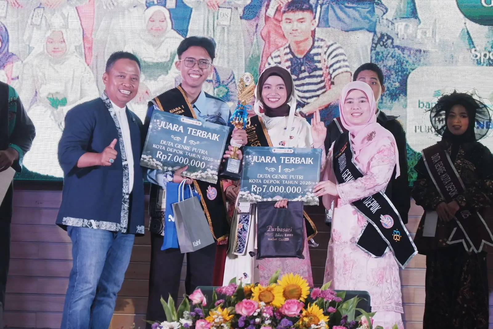 Jadi Duta Genre Kota Depok, Bang Supian Titip Athif–Adia Edukasi Remaja Cegah TRIAD KRR