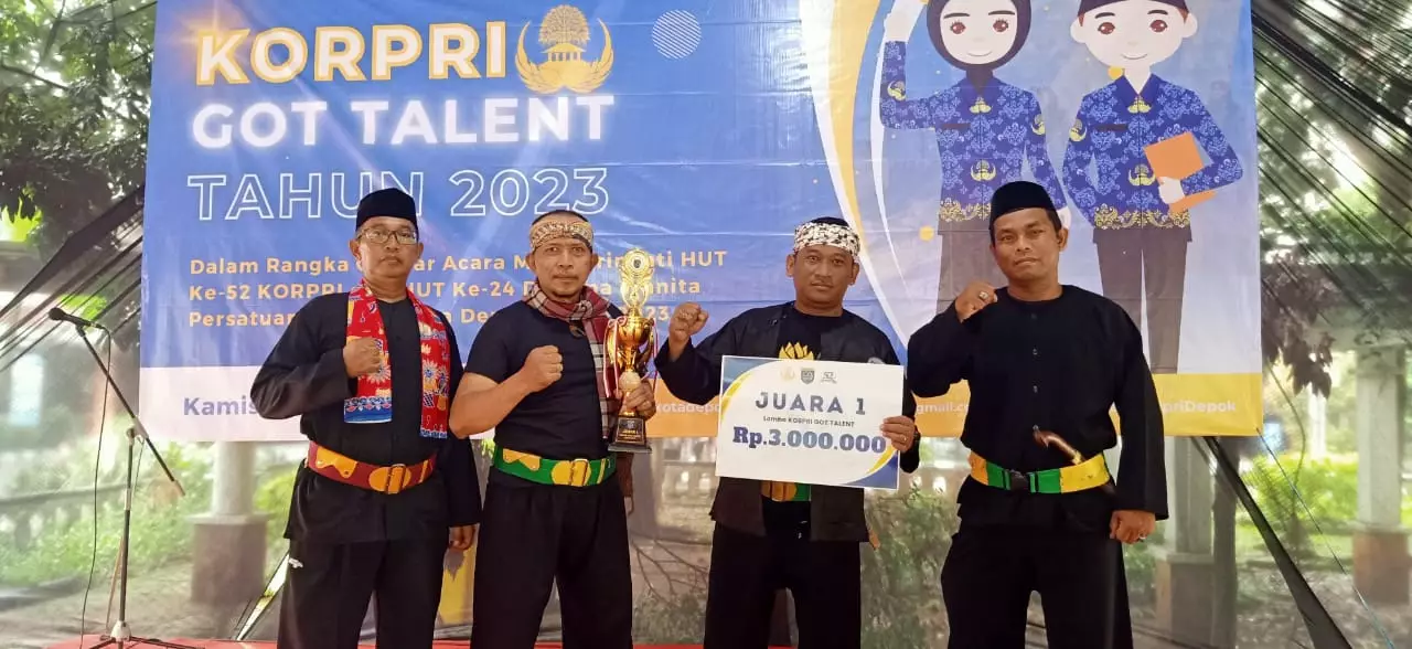 Tampilkan Silat Kreasi, Kecamatan Tapos Juara KORPRI Got Talent 2023