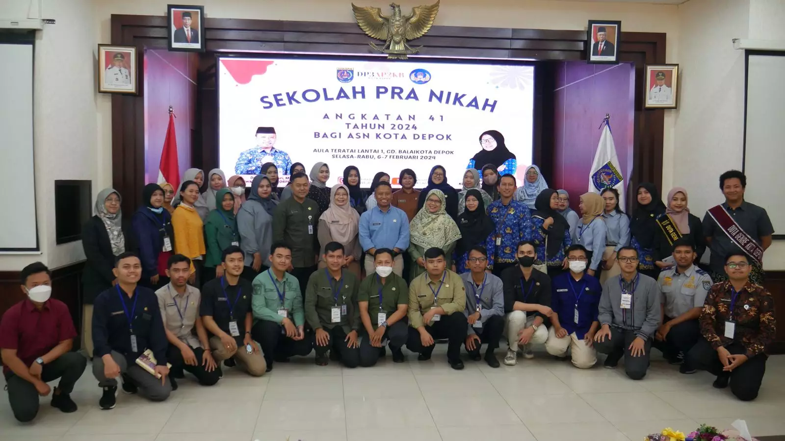 Kepada ASN Peserta SPN, Sekda Depok: Keluarga Sangat Berpengaruh Kepada Prestasi dan Kinerja