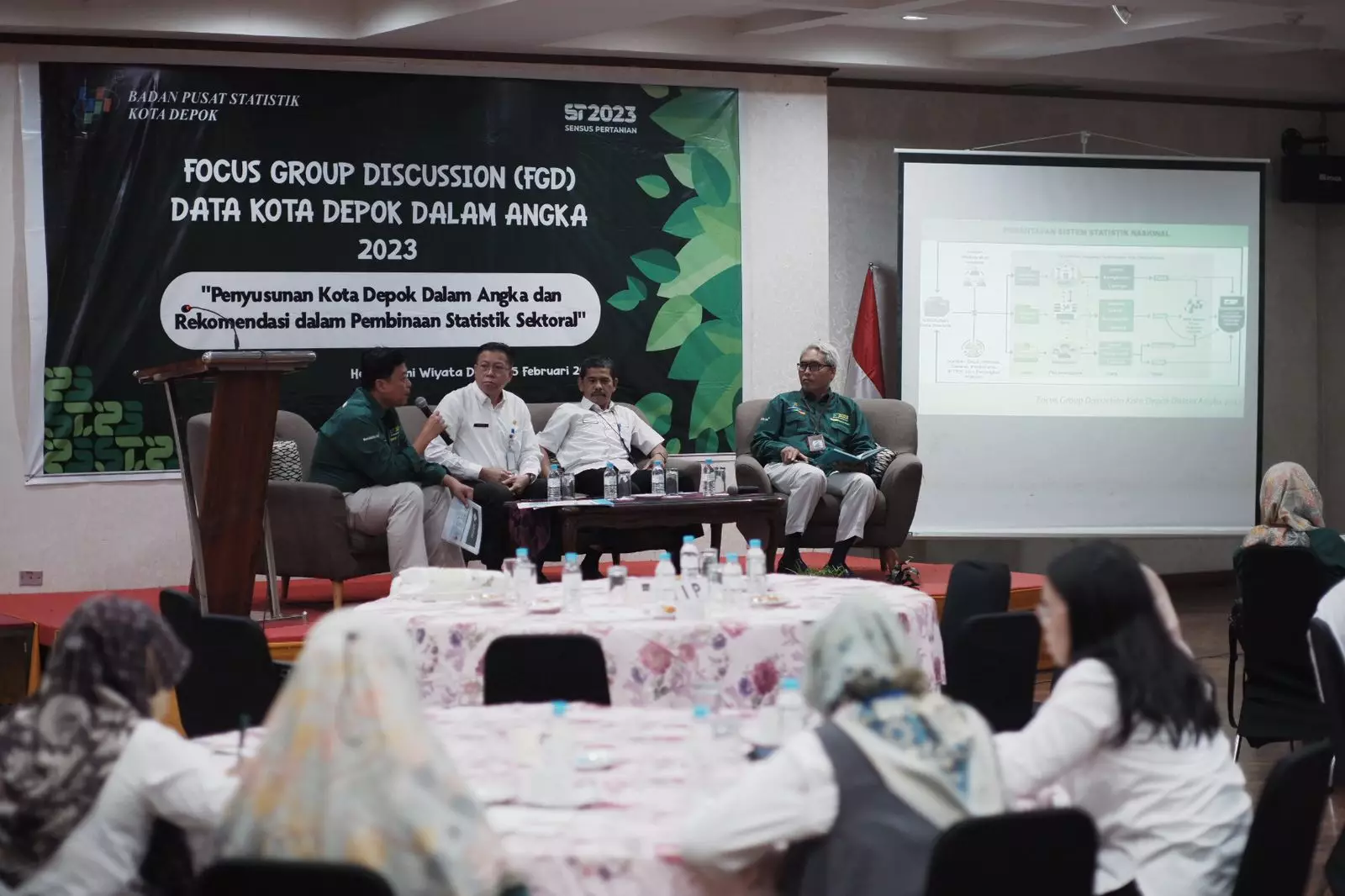 Susun Publikasi Kota Depok Dalam Angka 2023, BPS Gelar FGD