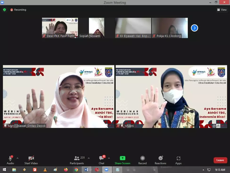 Peringati HTBS, Dinkes Adakan Webinar Edukasi Soal TBC