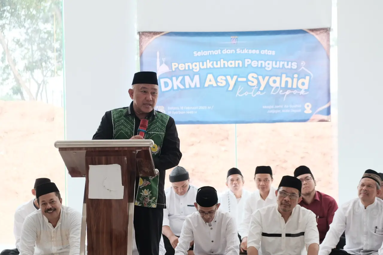 Wali Kota Depok Hadiri Pengukuhan Pengurus DKM Asy-Syahid