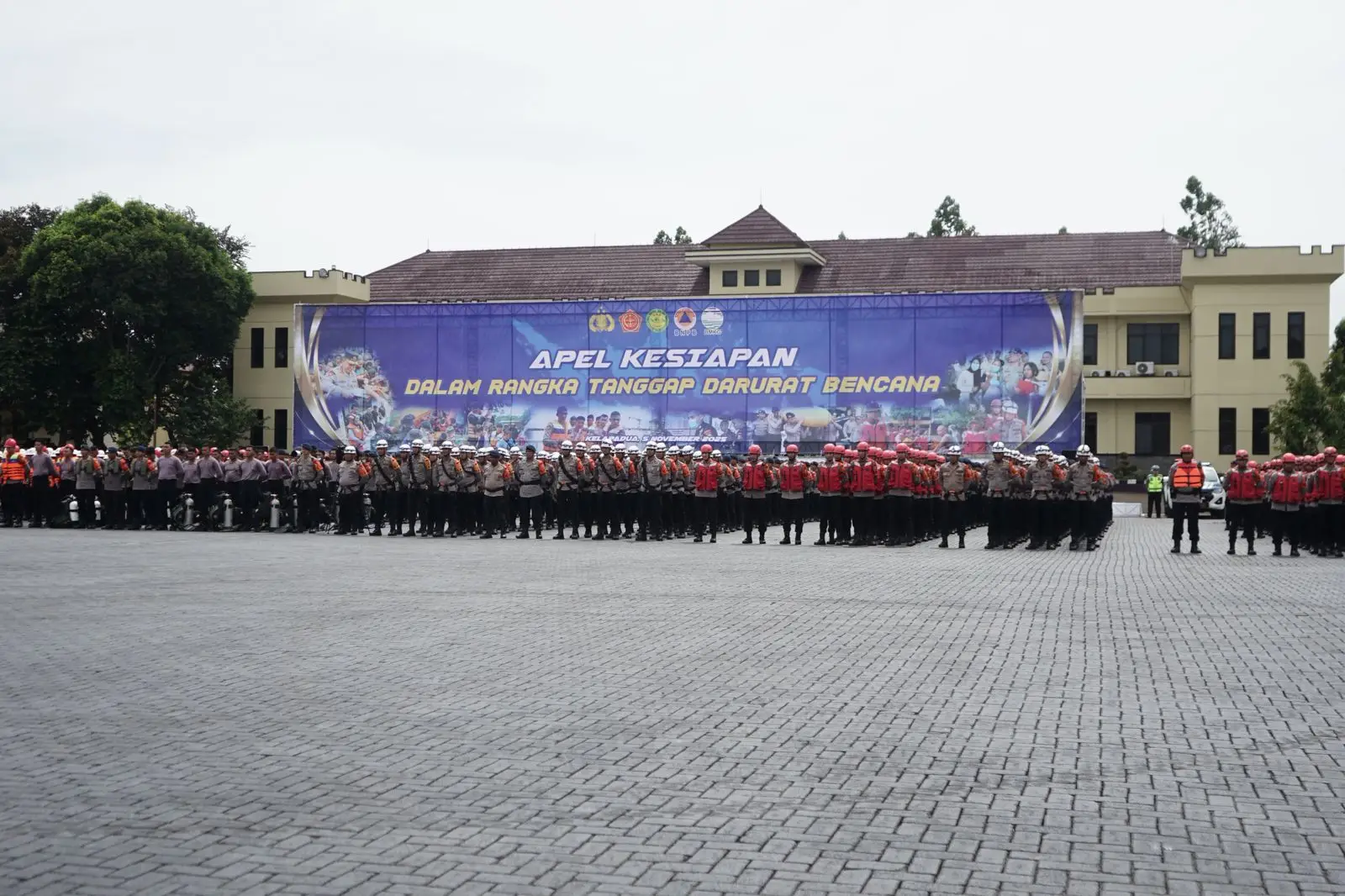 Pimpin Apel Kesiapsiagaan Bencana, Kapolri: Negara Hadir Ketika Masyarakat Hadapi Musibah