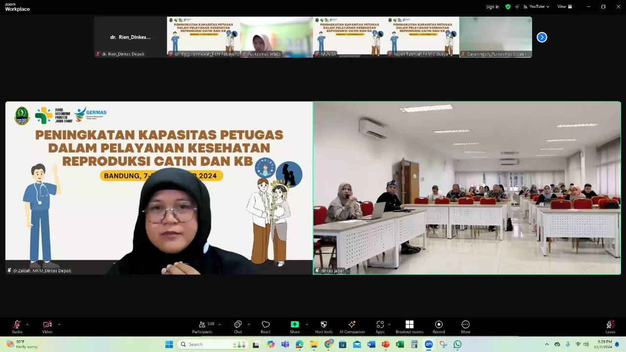 Dipercaya Jadi Narsum Tingkat Jabar, Dinkes Depok Sampaikan Regulasi dan Implementasi Pelayanan Kesehatan Catin