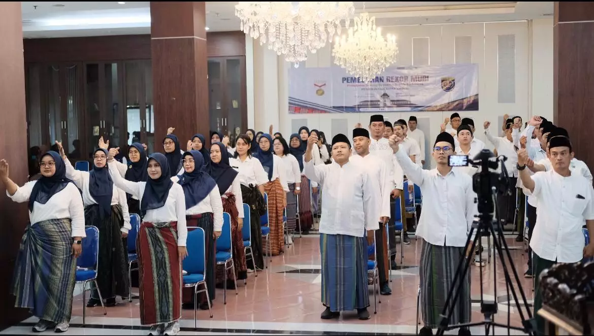 Bangga Buatan Indonesia, ASN Pemkot Depok Dukung Jabar Pecahkan Rekor MURI