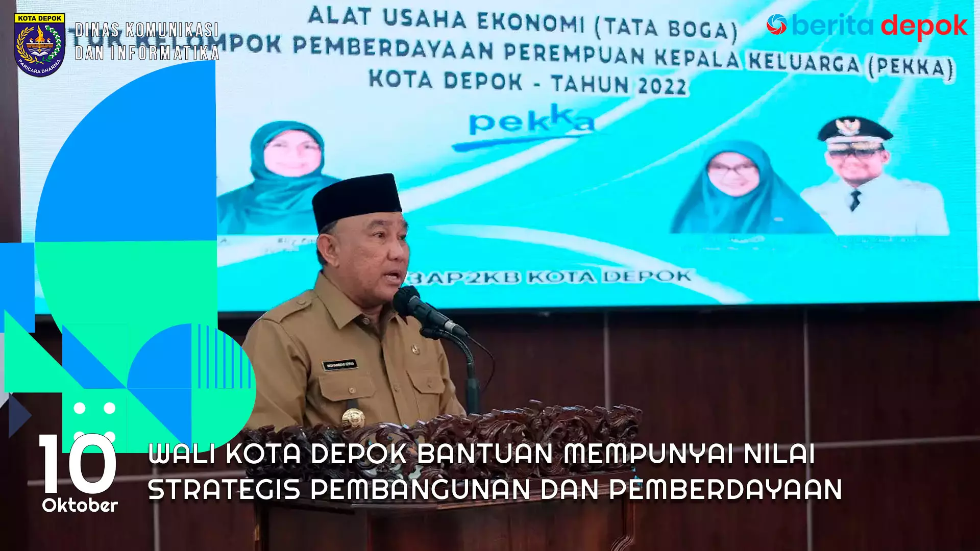 Video: Wali Kota Depok Bantuan Mempunyai Nilai Strategis Pembangunan dan Pemberdayaan
