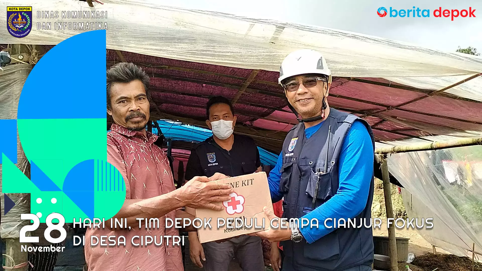 Video: Tim Depok Peduli Gempa Cianjur Beri Bantuan di Desa Ciputri